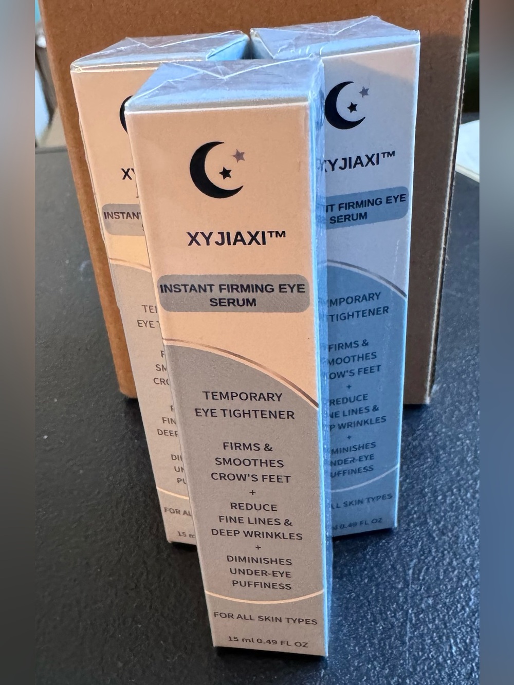 Immediate Firming Eye Serum - for temporary results: SET OF THREE tubes